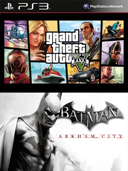 2 juegos en 1 Grand Theft Auto V Mas Batman Arkham City PS3 | PS5 Digital  Peru | Venta de juegos Digitales PS3 PS4 Ofertas