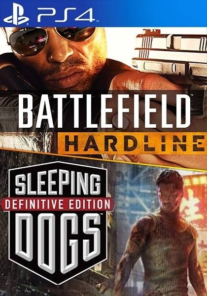 2 Juegos en 1 Sleeping Dogs Definitive Edition mas Battlefield Hardline  edición Estándar PS4, PS5 Digital Peru, Venta de Juegos Digitales Perú