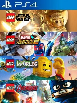 PACK LEGO VOL 1 4 JUEGOS EN 1 PS4